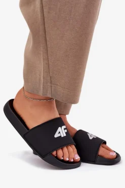 Klapki Damskie 4F 4FRMM00FSLIF010-20S Czarne