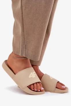 Klapki Damskie 4F 4FRMM00FSLIF010-83S Beżowe