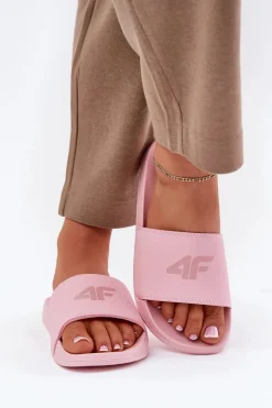 Klapki Damskie 4F 4FRMM00FSLIF010-56S Różowe