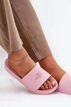 Klapki Damskie 4F 4FRMM00FSLIF010-56S Różowe