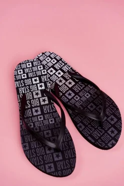 Klapki Damskie Japonki Big Star FF274A303 Czarne