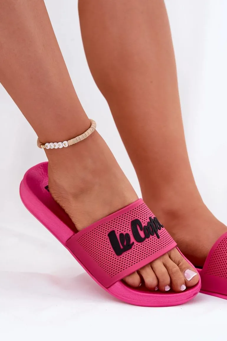 Klapki Damskie Lee Cooper LCW-25-07-3521L Fuksja