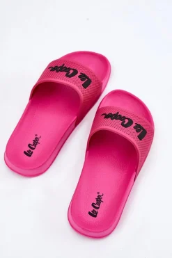 Klapki Damskie Lee Cooper LCW-25-07-3521L Fuksja