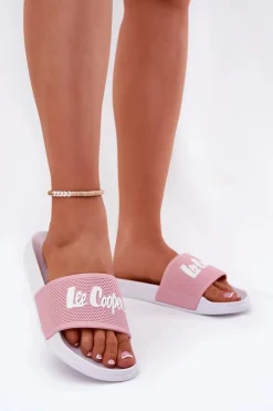 Klapki Damskie Lee Cooper LCW-25-07-3520L Jasnoróżowe