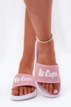 Klapki Damskie Lee Cooper LCW-25-07-3520L Jasnoróżowe
