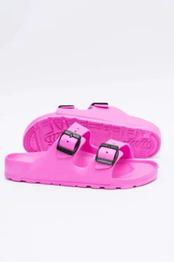 Klapki Damskie Lekkie Ogrodowe Różowe