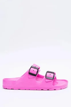 Klapki Damskie Lekkie Ogrodowe Różowe