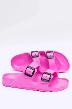 Klapki Damskie Lekkie Ogrodowe Różowe