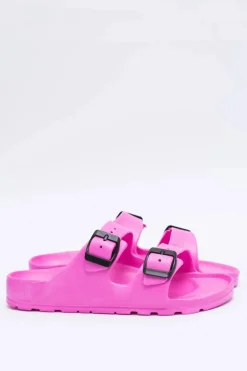 Klapki Damskie Lekkie Ogrodowe Różowe