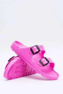 Klapki Damskie Lekkie Ogrodowe Różowe