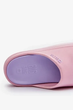 Klapki Damskie Na Platformie Big Star NN274A035 Różowe