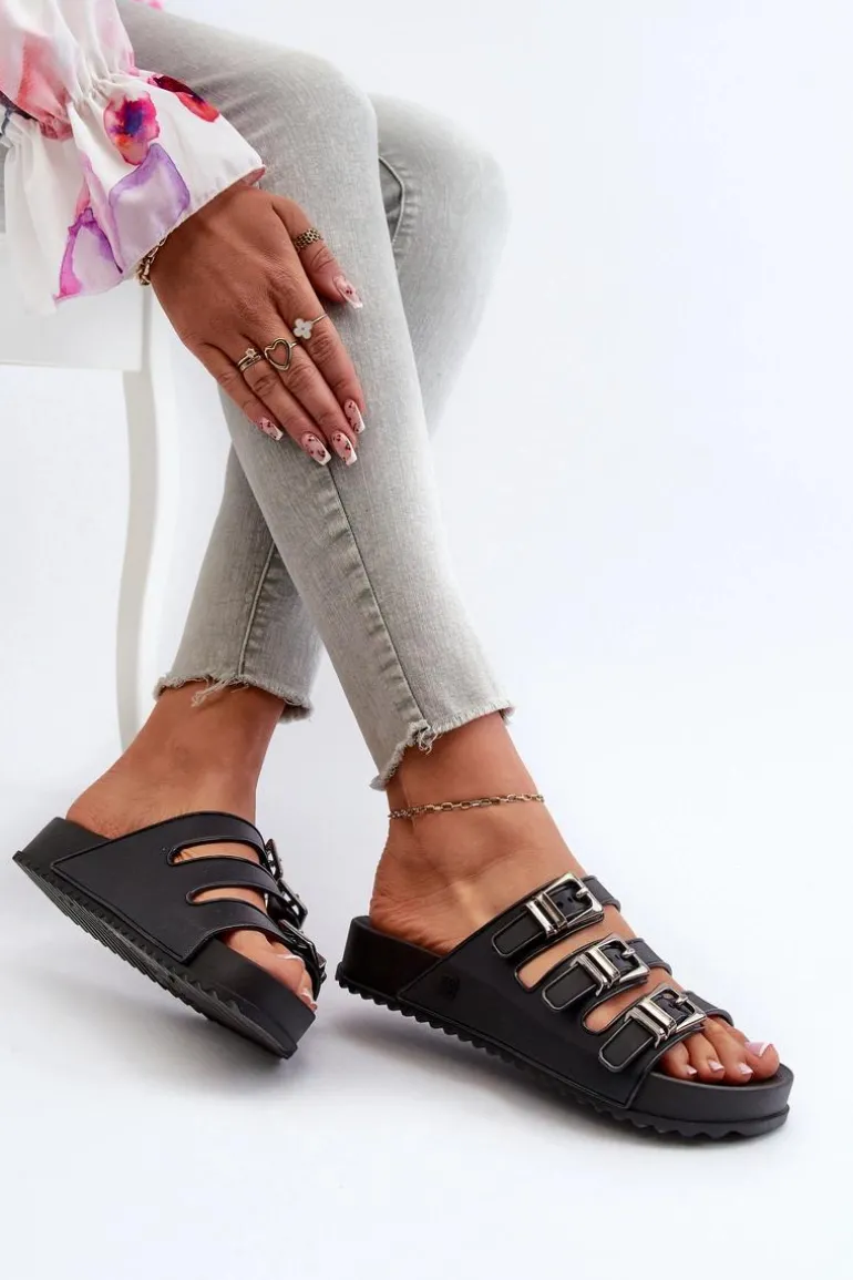 Klapki Damskie Pachnące ZAXY NN2850099 Czarne