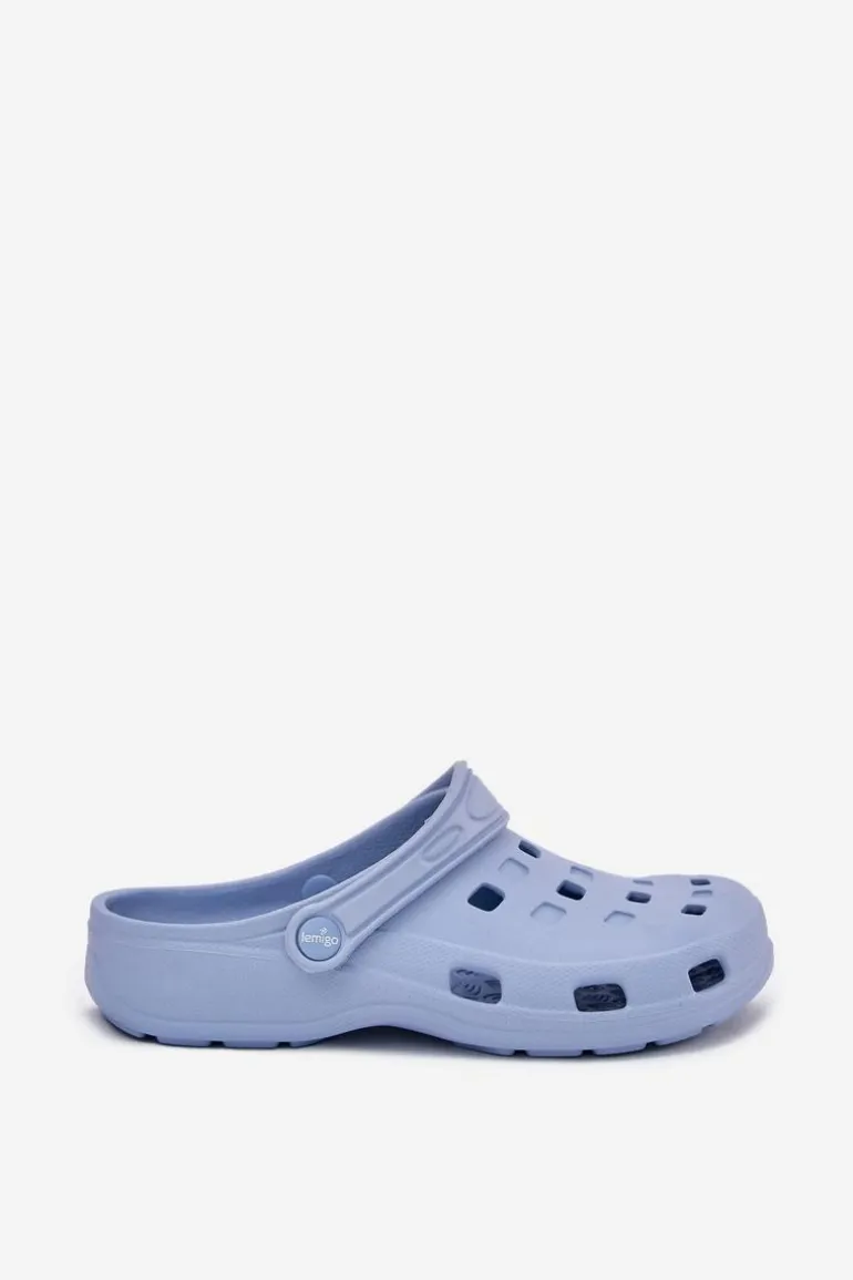 Klapki Damskie Piankowe LEMIGO 806 Niebieskie