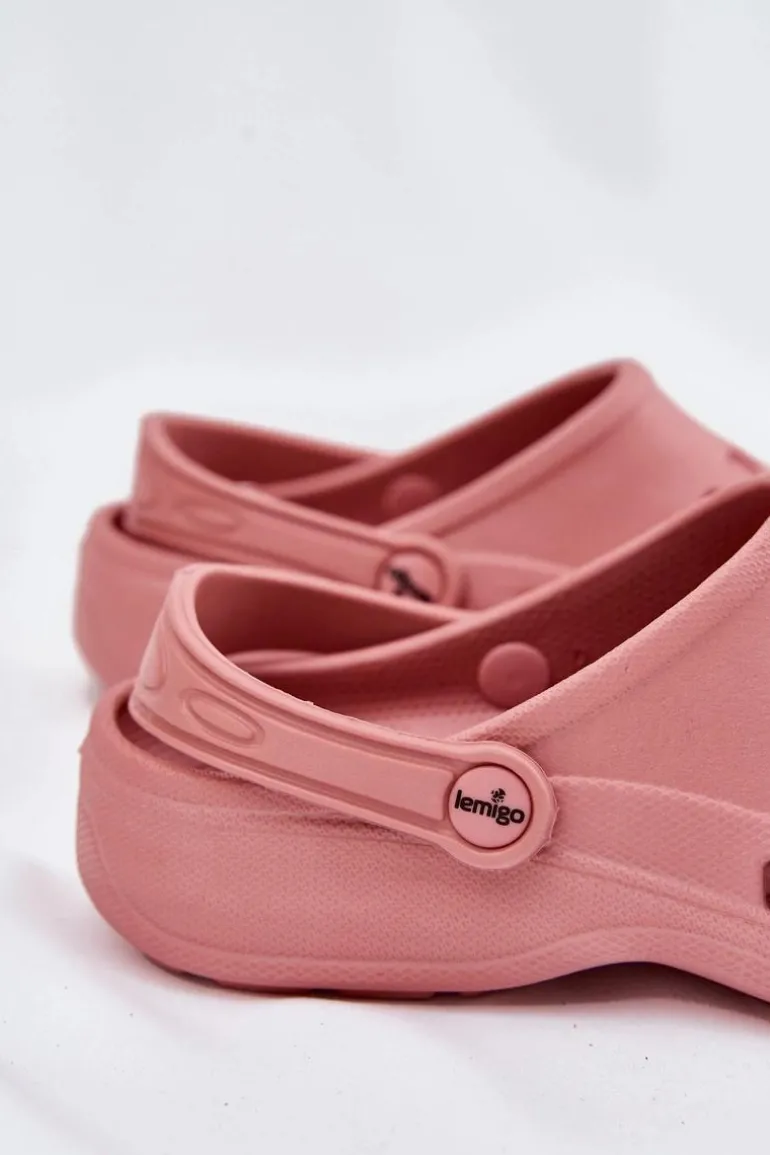 Klapki Damskie Piankowe LEMIGO 806 Różowe