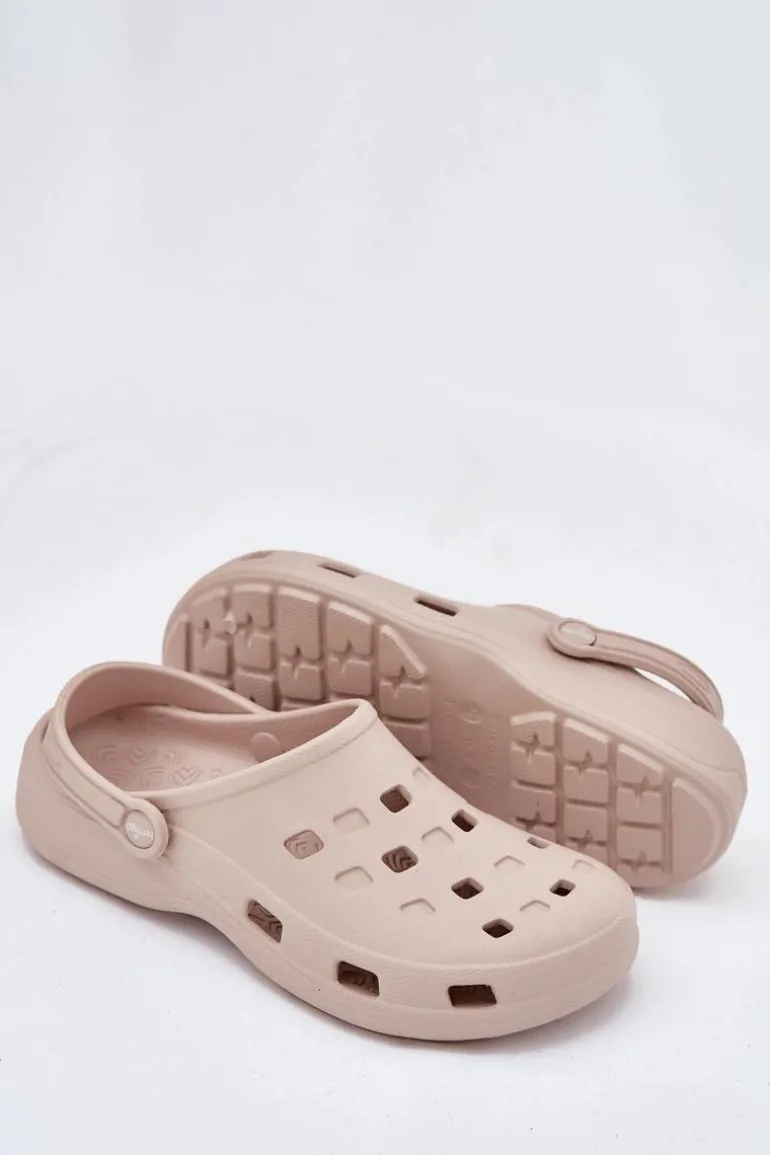 Klapki Damskie Piankowe LEMIGO 806 Beżowe