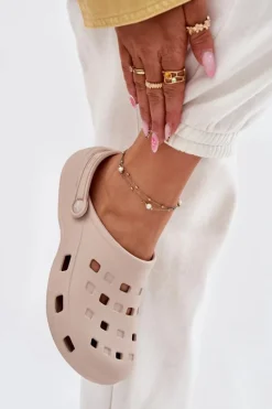 Klapki Damskie Piankowe LEMIGO 806 Beżowe