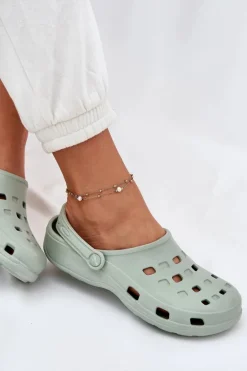 Klapki Damskie Piankowe LEMIGO 806 Miętowe