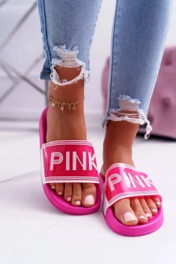 Klapki Damskie Różowe Vrita