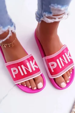 Klapki Damskie Różowe Vrita