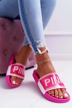 Klapki Damskie Różowe Vrita