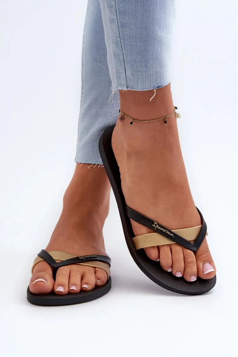 Klapki Japonki Damskie 81805 Ipanema Kirei Fem Czarne