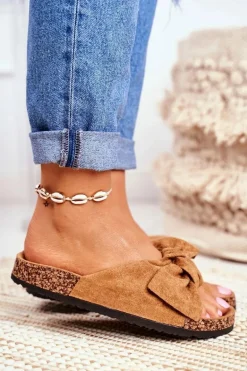 Klapki Na Korkowej Podeszwie Camel Wendy