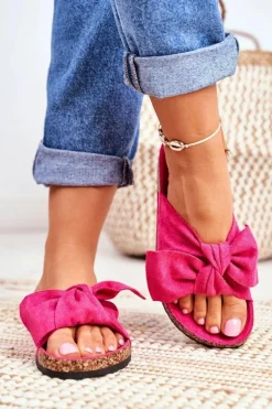 Klapki Na Korkowej Podeszwie Fuksja Wendy