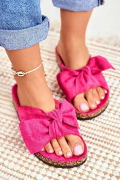 Klapki Na Korkowej Podeszwie Fuksja Wendy