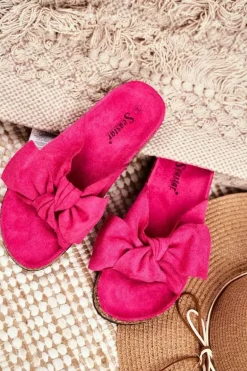 Klapki Na Korkowej Podeszwie Fuksja Wendy