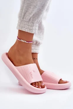 Klapki Piankowe Damskie Lekkie Różowe Fenicva