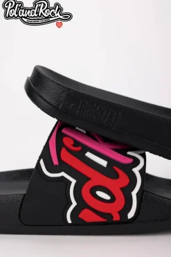 Klapki Pol'and'Rock Festival X Big Star SS174508 Czarne