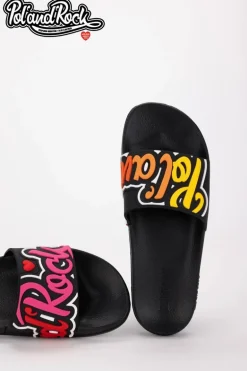 Klapki Pol'and'Rock Festival X Big Star SS174508 Czarne