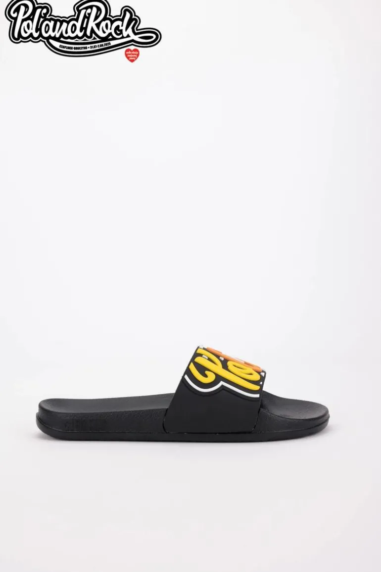 Klapki Pol'and'Rock Festival X Big Star SS174508 Czarne