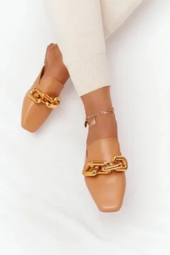 Klapki Z Cholewką I Łańcuchem Camel Call On Me