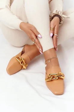 Klapki Z Cholewką I Łańcuchem Camel Call On Me