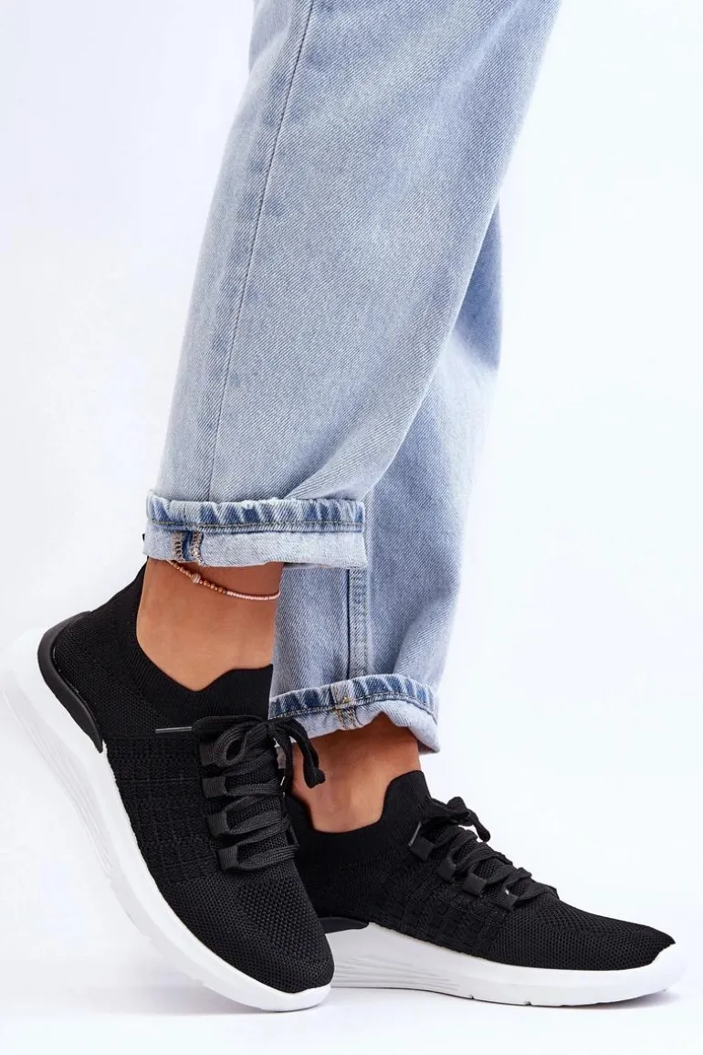 Klasyczne Damskie Buty Sportowe Czarne Nikilla