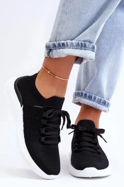 Klasyczne Damskie Buty Sportowe Czarne Nikilla