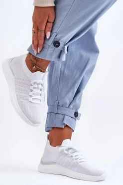 Klasyczne Damskie Buty Sportowe Białe Nikilla