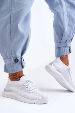 Klasyczne Damskie Buty Sportowe Białe Nikilla