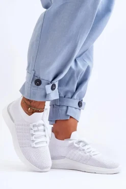 Klasyczne Damskie Buty Sportowe Białe Nikilla