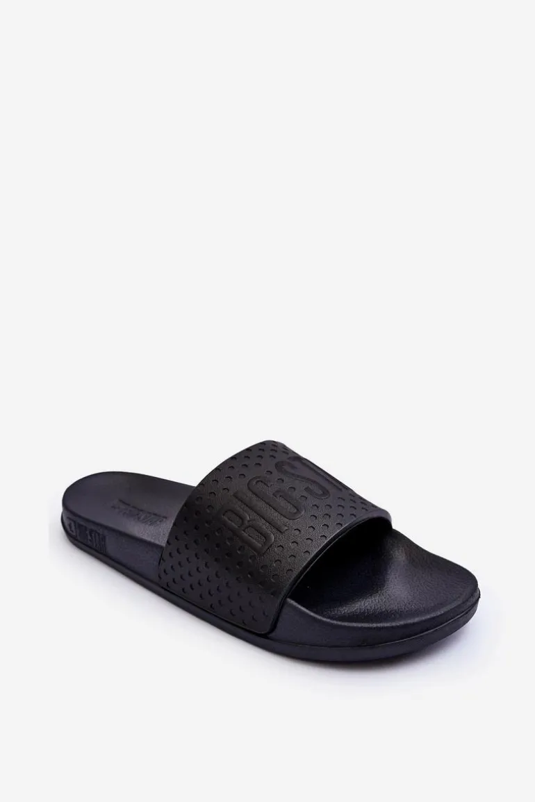 Klasyczne Damskie Klapki Big Star MM274712 Czarne