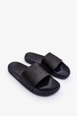 Klasyczne Damskie Klapki Big Star MM274712 Czarne