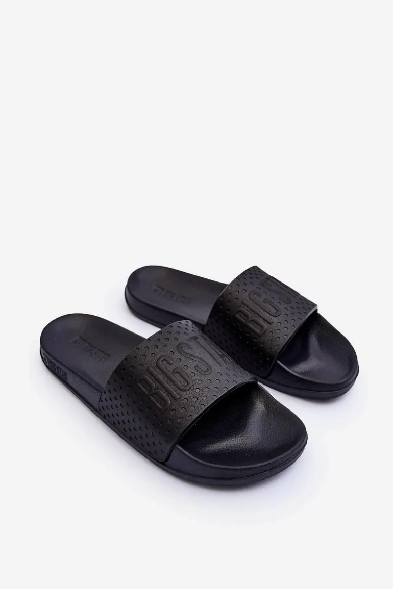 Klasyczne Damskie Klapki Big Star MM274712 Czarne