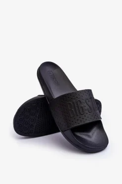 Klasyczne Damskie Klapki Big Star MM274712 Czarne