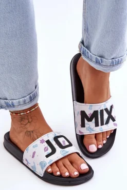 Klasyczne Damskie Klapki Czarne Jomix