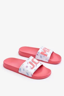 Klasyczne Damskie Klapki Różowe Jomix