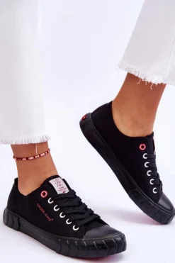 Klasyczne Damskie Trampki Cross Jeans LL2R4051 Czarne