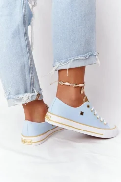 Klasyczne Damskie Trampki BIG STAR HH274457 Niebieskie