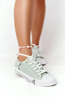 Klasyczne Damskie Trampki BIG STAR HH274112 Zielone