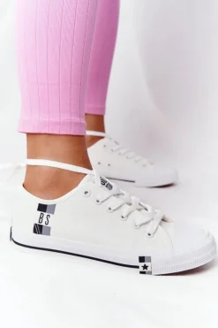 Klasyczne Damskie Trampki BIG STAR HH274109 Białe